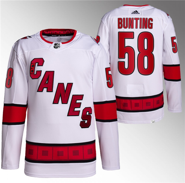 Men's Carolina Hurricanes Red Home Authentic Blank Jersey